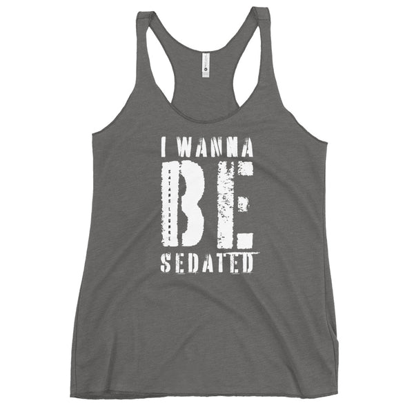Sedated Women's Racerback Tank