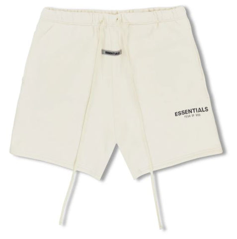 ESSENTIALS CREAM SWEAT SHORTS