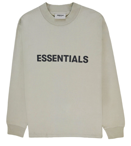 ESSENTIALS OLIVE L/S T SHIRT