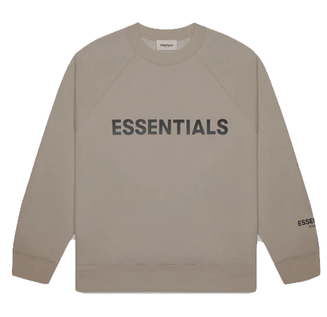 Essentials TAUPE Crew Neck SWEATSHIRT